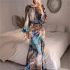 Pleated Kaftan Dress - Kaftan Morokko