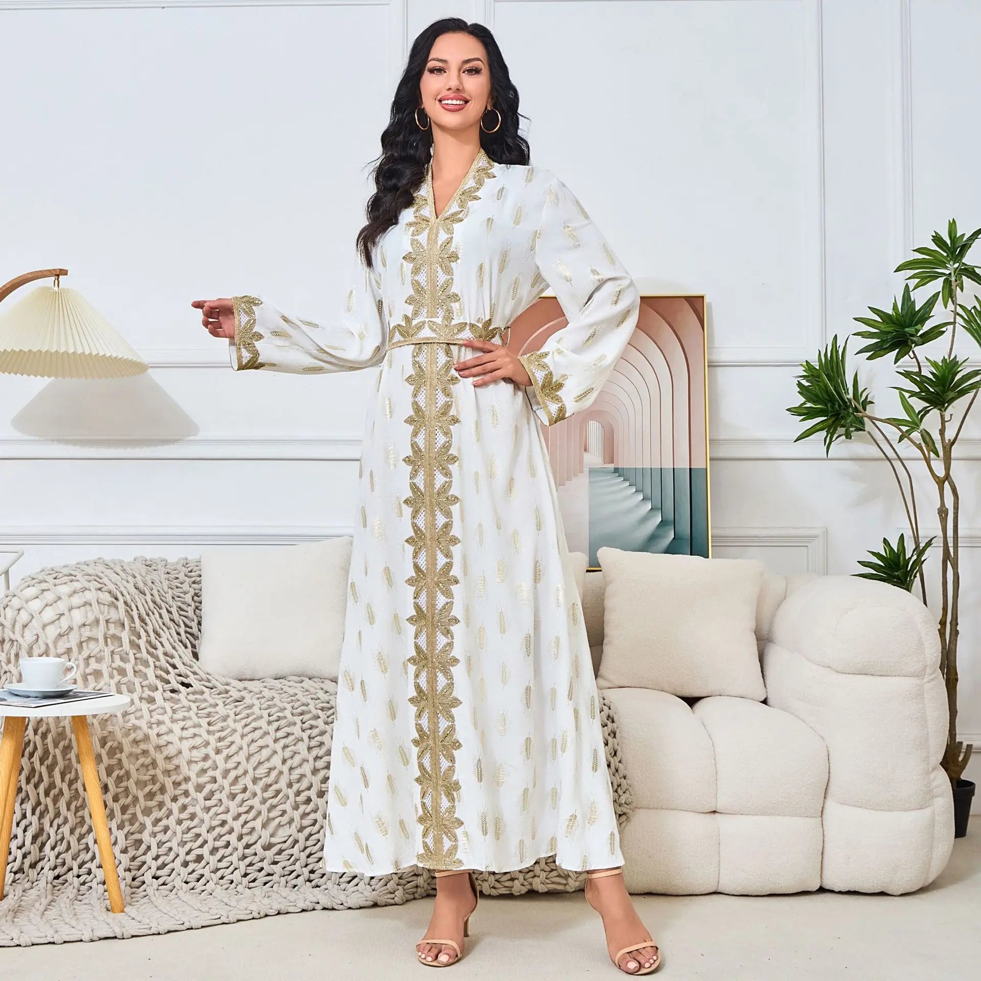 Damen Kaftan Kurz - Kaftan Morokko