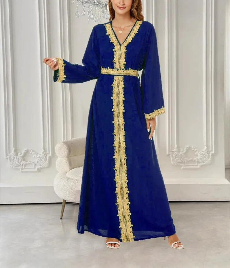 Kaftan Blau - Kaftan Morokko