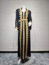 Kaftan Black And Gold - Kaftan Morokko