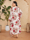 Floral Kaftan - Kaftan Morokko