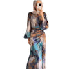Pleated Kaftan Dress - Kaftan Morokko