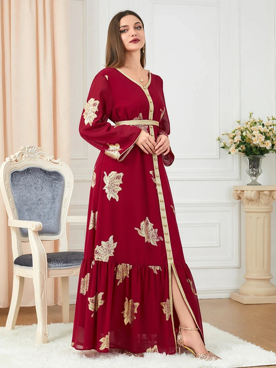 Belted Kaftan - Kaftan Morokko