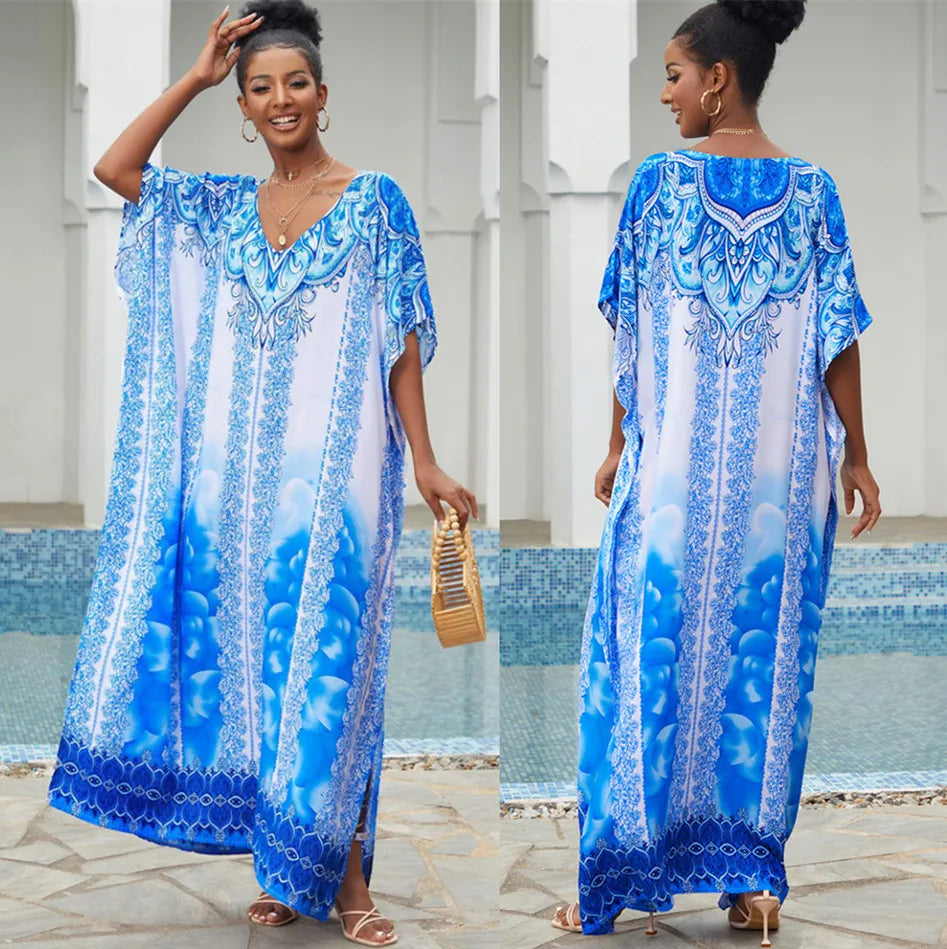 Strand Kaftan Kurz - Kaftan Morokko