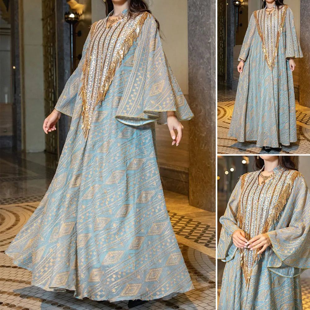 Maxi Kaftan Kleid - Kaftan Morokko