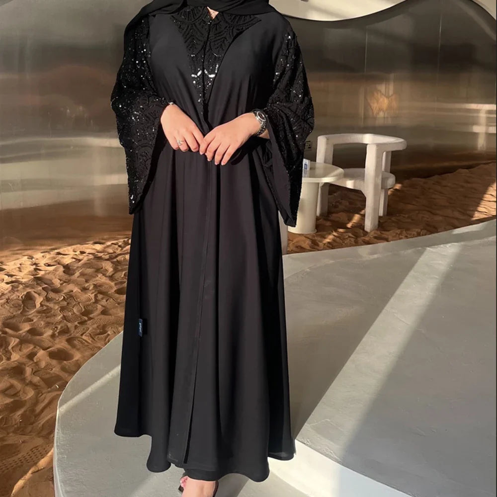 Kaftan Schwarz - Kaftan Morokko