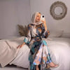 Pleated Kaftan Dress - Kaftan Morokko