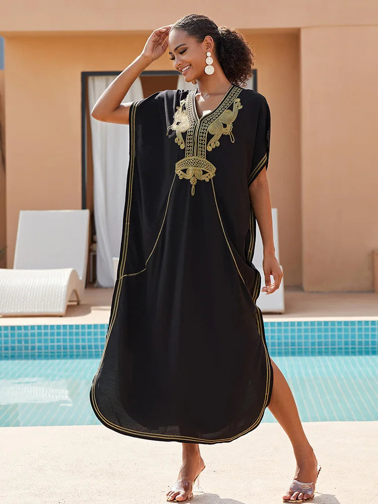 Baumwoll Kaftan - Kaftan Morokko