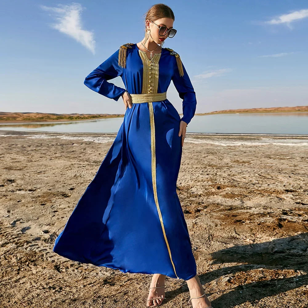 Kaftan Seide Lang - Kaftan Morokko