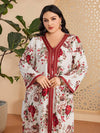 Floral Kaftan - Kaftan Morokko