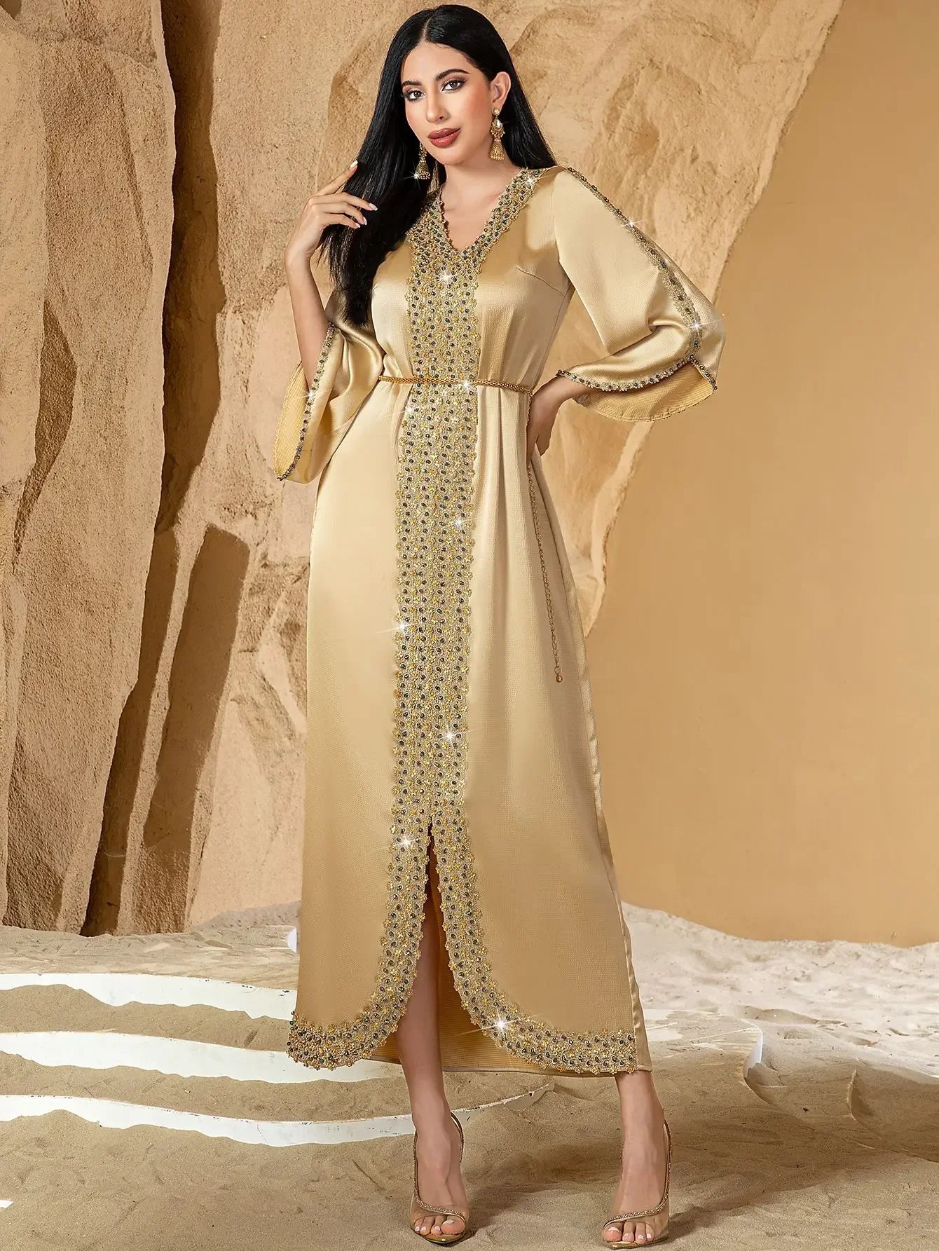 Gold Kaftan - Kaftan Morokko